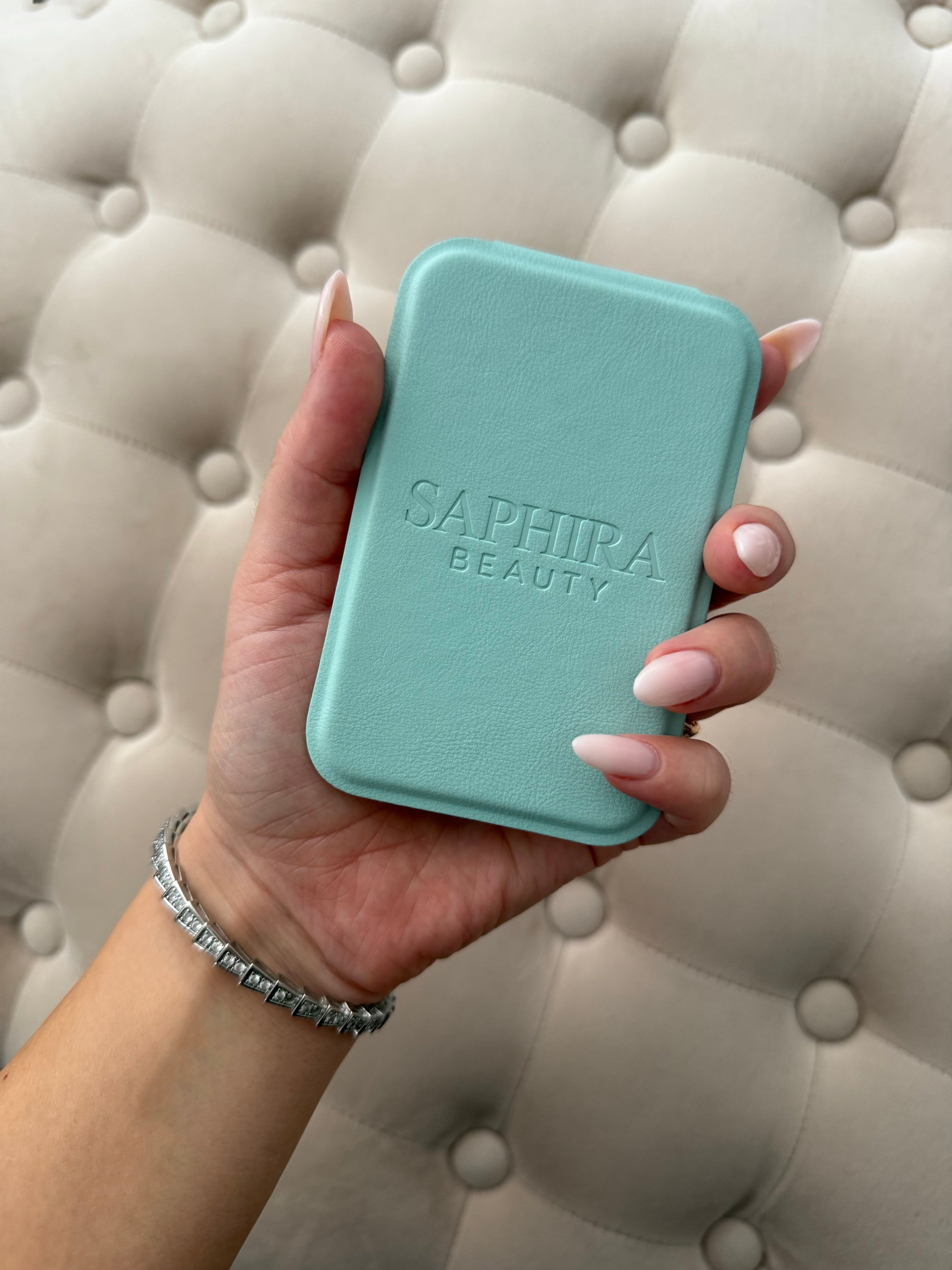 Blue Signature Mirror